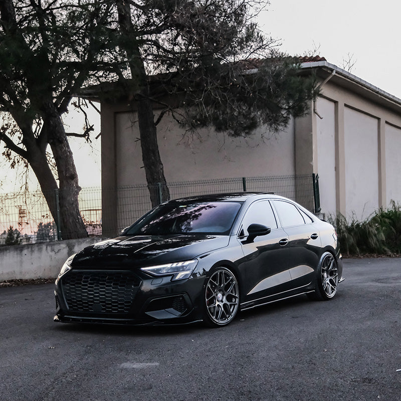 OneWay, Komplettes Bodykit, Glanzschwarz, passt für Audi A3 (8Y) Sedan (2020-2024) exkl. S-Line/S3/RS3