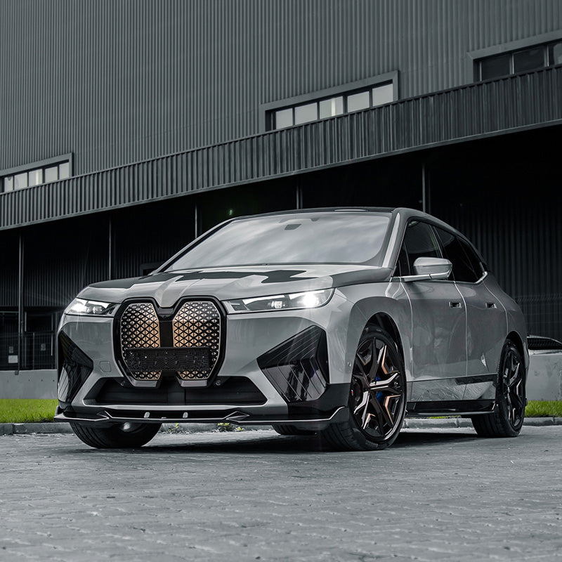 OneWay, Komplettes Bodykit, Glanzschwarz, passt für BMW iX M-Pack i20 (2021-)