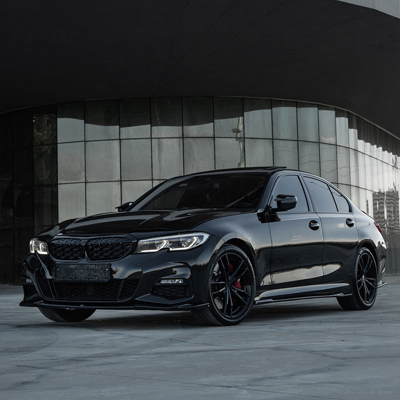 OneWay, Komplettes Bodykit, Gloss Black, passt für BMW 3-Serie G20 Sedan M-Pack & M340i (2018-2022)