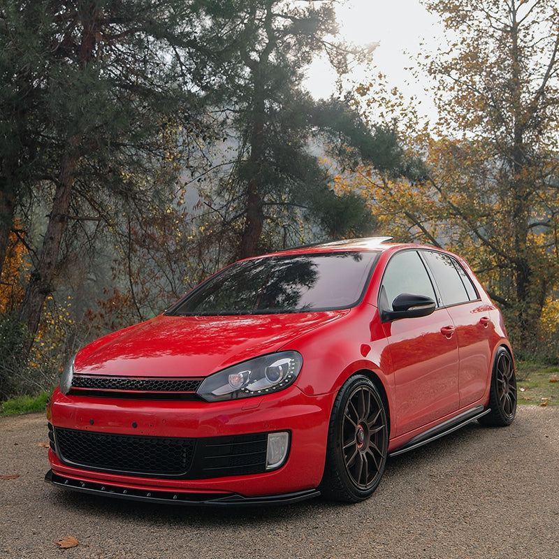 OneWay, komplettes Karosseriekit, Hochglanz Schwarz, passt für Volkswagen Golf VI GTi/GTD (2008-2012)