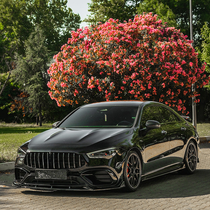 OneWay, Komplettes Bodykit, Glanzschwarz, passt für Mercedes CLA (C118/X118) Coupe/Shooting Brake CLA45 AMG S Aero Pack (2019-2023)