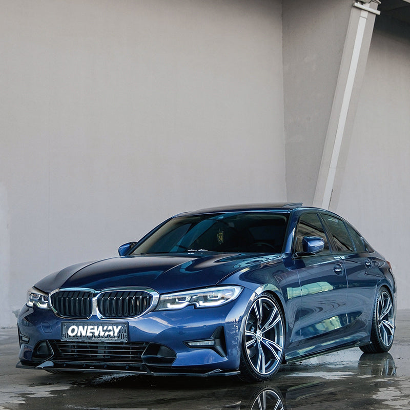 OneWay, Kompletter Bodykit, Glanzschwarz, passend für BMW 3-Serie G20 Sedan Sport Line (2018-2022)