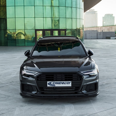 OneWay, Komplet body kit, Blank sort, passer til Audi A6 S-Line/S6 C8 Avant (2018-2024)