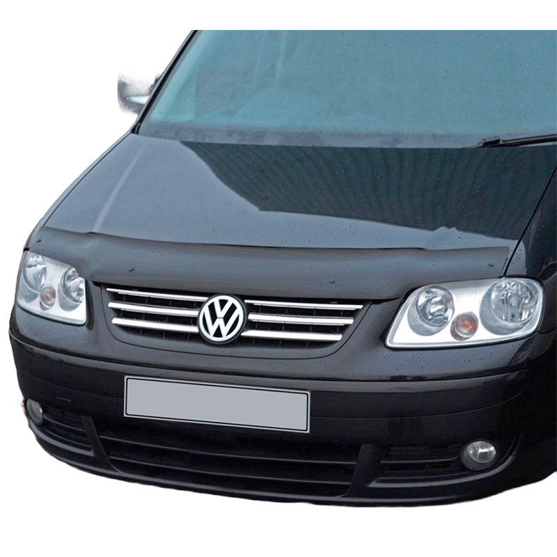 OneWay, Motorhaubenabweiser, Glanzschwarz, Passt für Volkswagen Caddy MK3 2004-2010