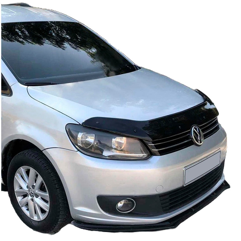 OneWay, Motorhaubenschutz, Glossy Black, Passt für Volkswagen Caddy MK3 Facelift 2010-2015