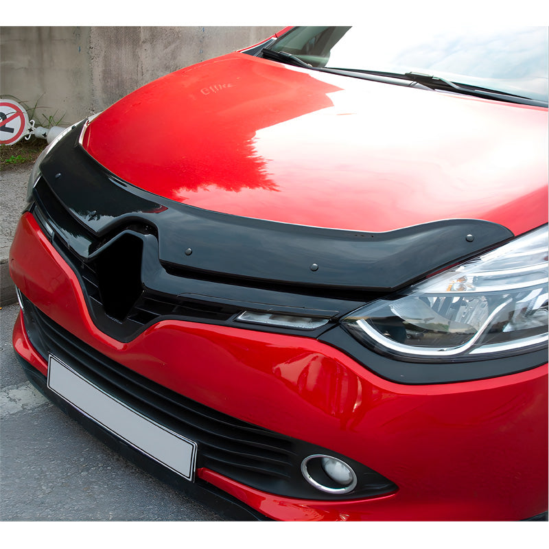 OneWay, Motorhaubenschutz, Glanzschwarz, Passt für Renault Clio D (2012-2019)