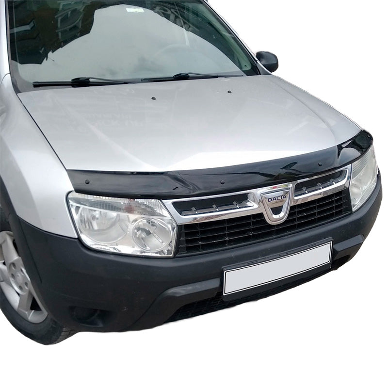 OneWay, Motorhaubenschutz, Glanzschwarz, Passt für Dacia Duster I 2010-2017
