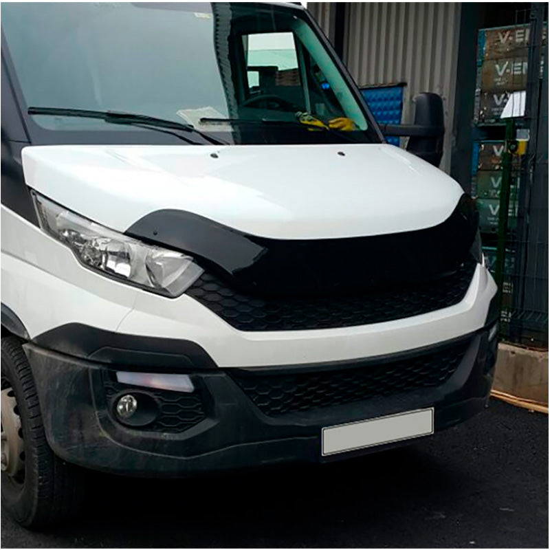 OneWay, Stoßschutz für Motorhaube, Glanzschwarz, Passt für Iveco Daily 3. generation (2014-), 'schadensresistent'