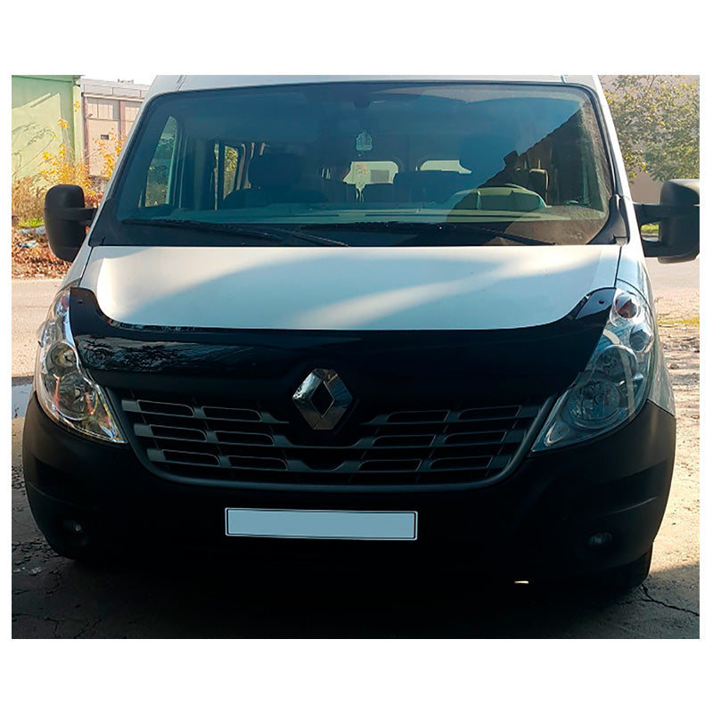 OneWay, Motorhaubenschutz, Glanzschwarz ABS, Passend für Renault Master 3. generation Facelift (2014-2018)