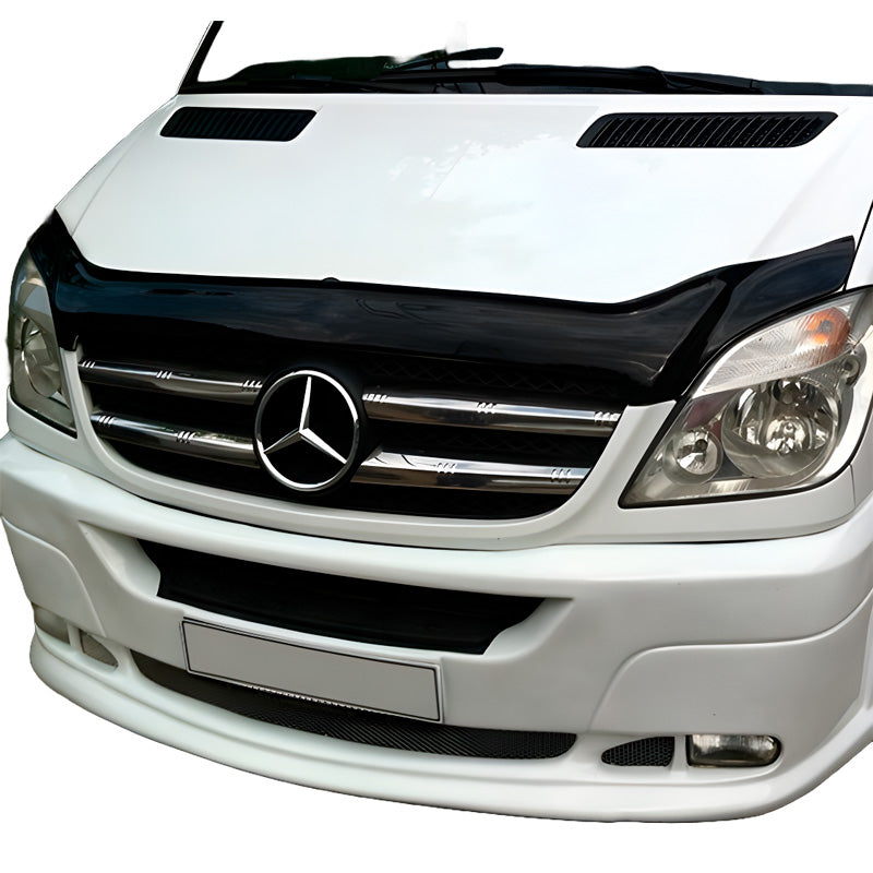 OneWay, Motorhaubenschutz, Glanzschwarz, Passend für Mercedes Sprinter W906 (2006-2013)
