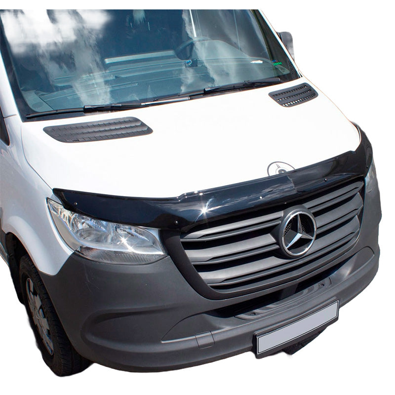 OneWay, Haubenschutz, Glanzschwarz, Passend für Mercedes Sprinter W907 (2018-), 100% fahrzeugspezifische Passform