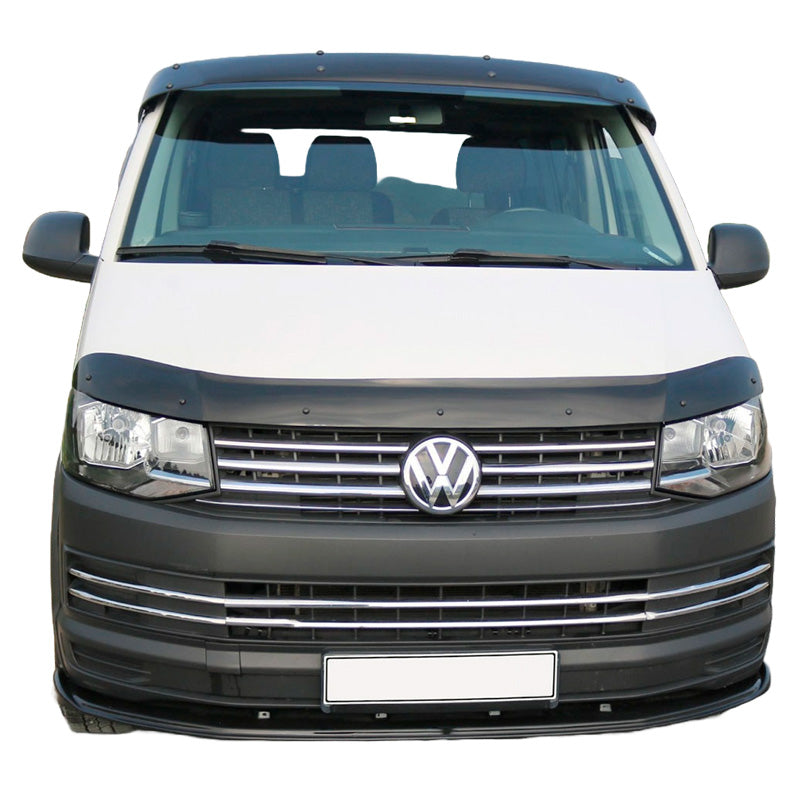 OneWay, Motorhaubenschutz, Glanzschwarz, Passend für Volkswagen Transporter T6/T6.1 2015-2022