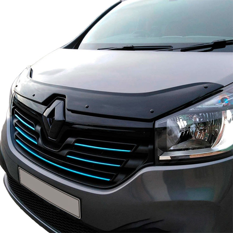 OneWay, Motorhaubenschutz, Glanz schwarz, Passend für Renault Trafic X82 (2014-2020)