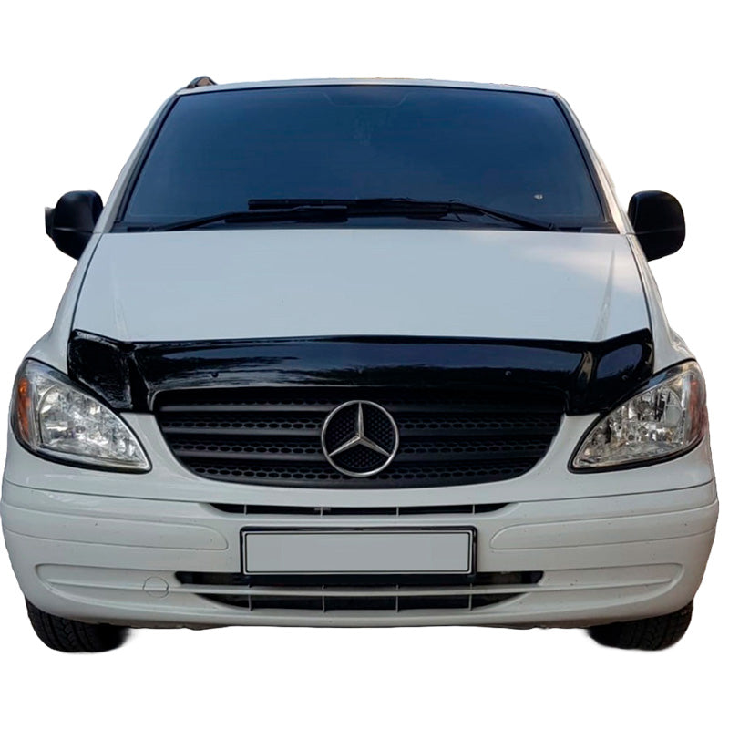 OneWay, Motorhaubenschutz, Hochglanzschwarz, Passend für Mercedes Vito W639 (2003-2014)