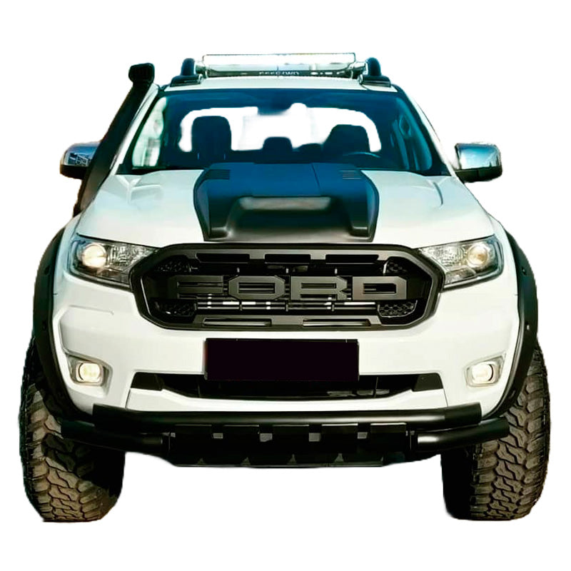 OneWay, Motorhauben-Lufthutze, Matt Schwarz, Passend für Ford Ranger T7/T8 (2015-2022)