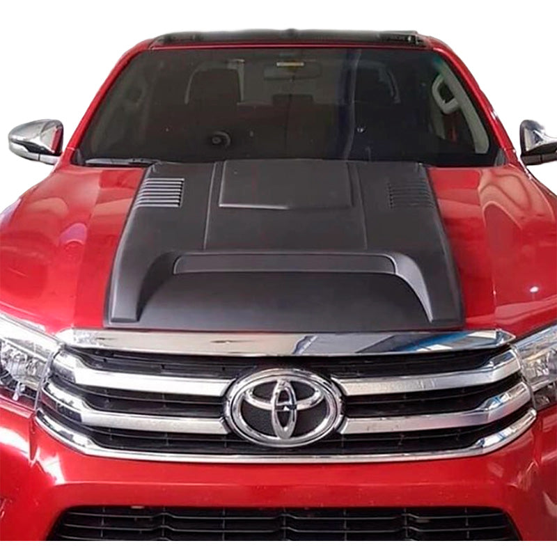 OneWay, Motorhauben-Lufthutze, Matt Schwarz, Passend für Toyota Hilux 8. Generation (2015-2020)