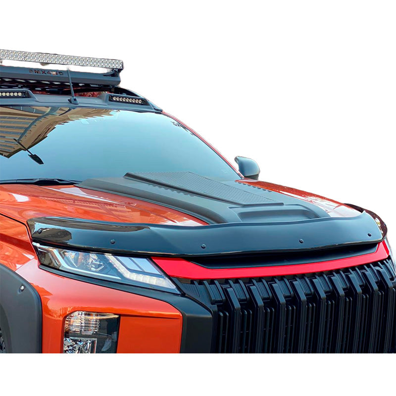 OneWay, Motorhauben-Lufthutze, Matt Schwarz, Passend für Mitsubishi L200 Triton 6 (2019-), 'Sportliches Design'