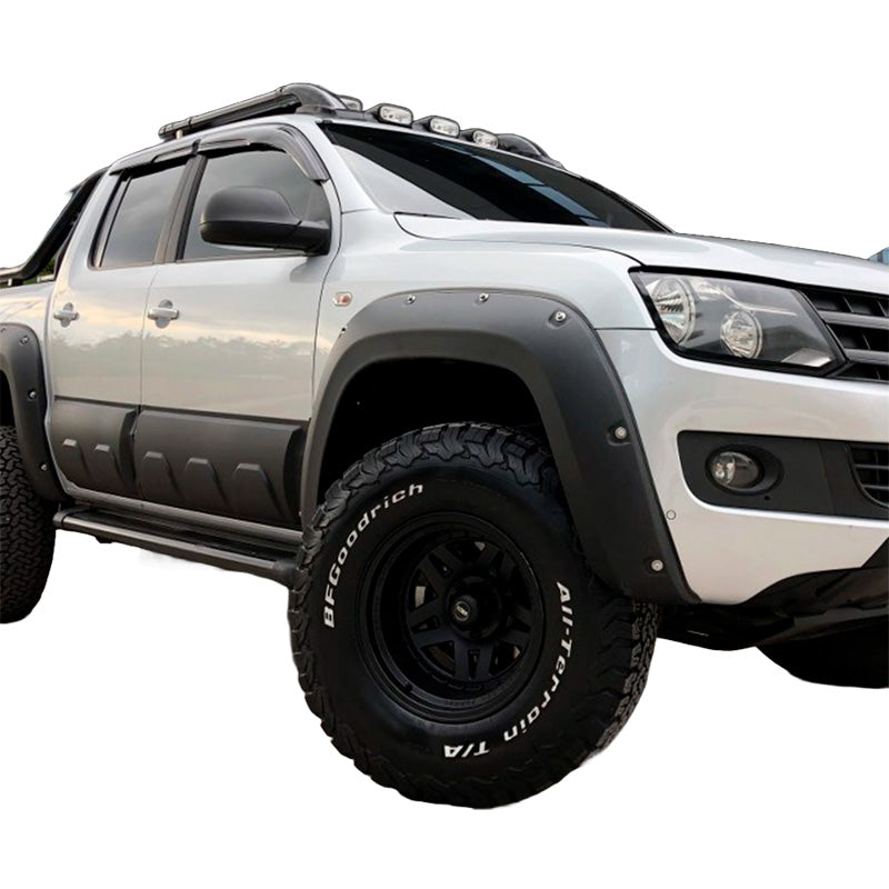 OneWay, Fender-Flares-Set, Matt Schwarz, Passend für Volkswagen Amarok MK1 2010-2016, 4-teilig