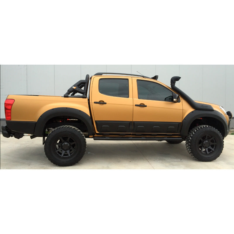 OneWay, Fender-Flares-Set, Matt Schwarz, Passend für Isuzu D-Max II 2012-2019 – 4 Teile