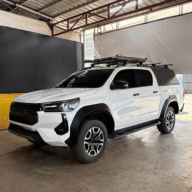 OneWay, Kotflügelverbreiterung, Mattschwarz, 4 Stk, passt für Toyota Hilux 8. Gen. Facelift (2020-)