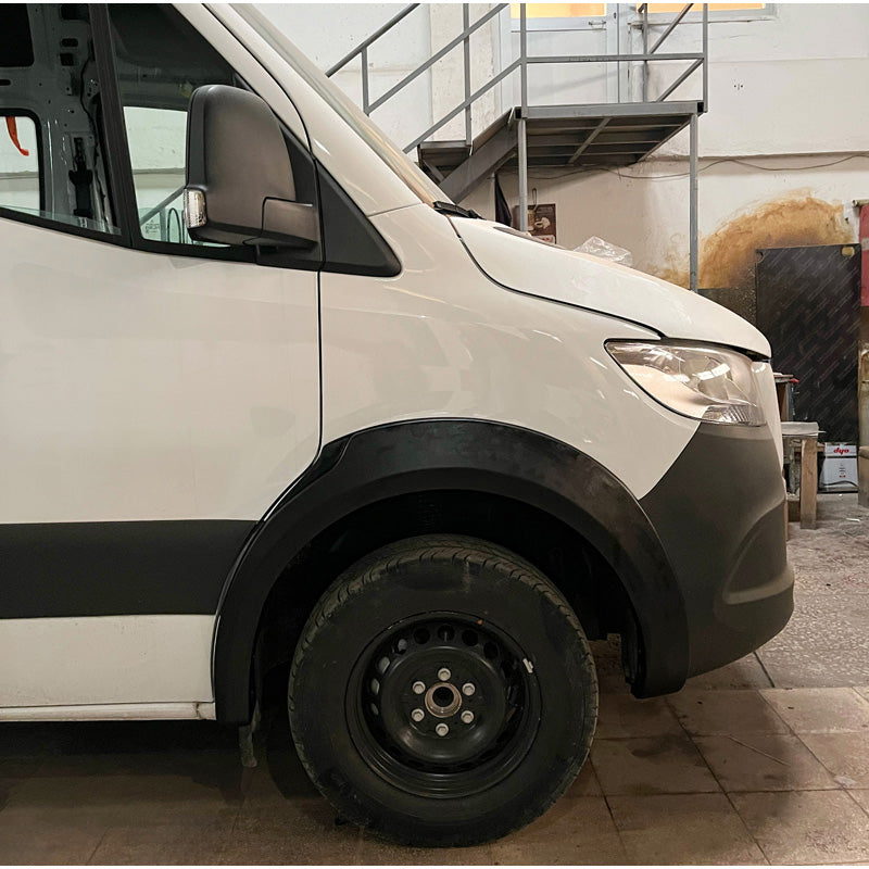 OneWay, Fender-Flares-Set, Matt Schwarz, Passend für Mercedes Sprinter W907 (2018-), 4 Teile