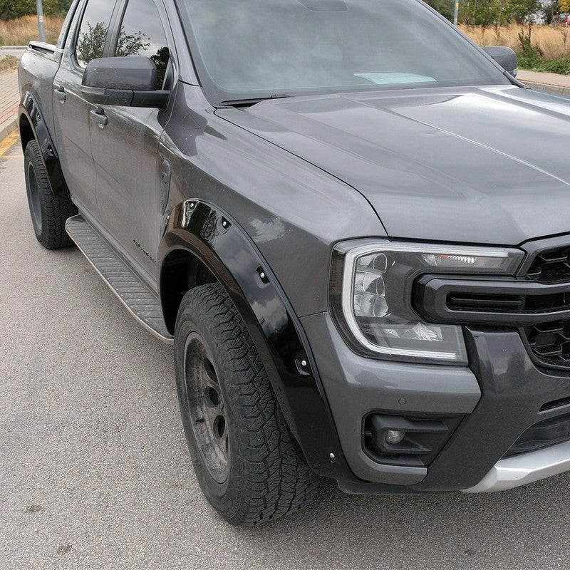 OneWay, Kotflügelverbreiterung, Jumbo, Glanzschwarz, passend für Ford Ranger T9 (2022-)