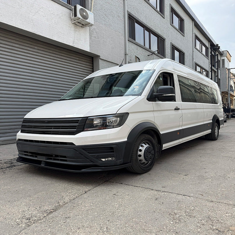 OneWay, Kotflügelverbreiterung, Mattschwarz, 4 Stk., passt für Volkswagen Crafter MK2 & MAN TGE MK1 PreFacelift (2016-)