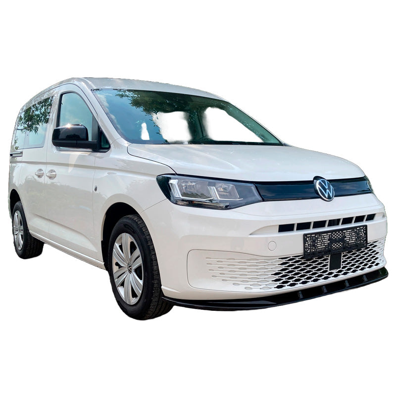 OneWay, Frontspoiler, Glänzend schwarz, Passend für Volkswagen Caddy MK5 2020-, Version 2