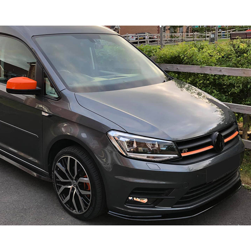 OneWay, Frontspoiler, Glänzend Schwarz, Passend für Volkswagen Caddy MK4 2015-2020