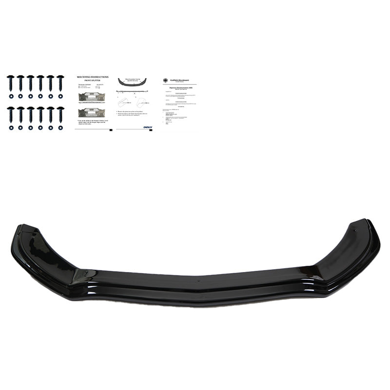 OneWay, Frontspoiler, glänzend schwarz, Passend für Mercedes C-Class W205 C43 AMG Sedan/Kombi 2016-2018, OEM-Qualität
