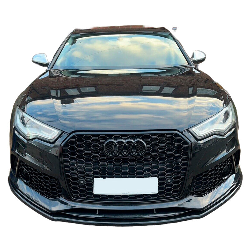 OneWay, Frontspoiler, glänzend schwarz, Passend für Audi RS6 C7 & C7 Facelift (2013-2017)