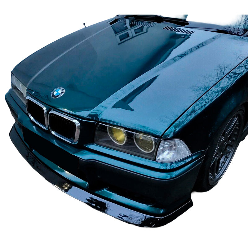 OneWay, Frontspoiler, glänzend schwarz, Passend für BMW M3 E36 1991-2000, OEM-Qualität