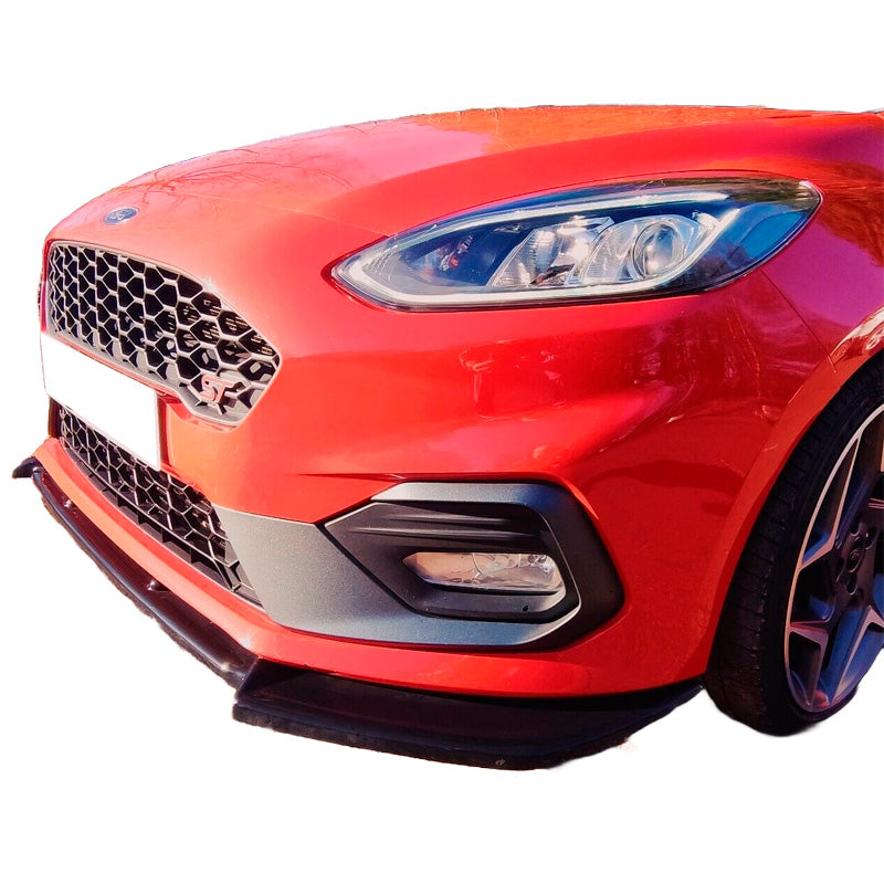 OneWay, Frontspoiler, schwarz glänzend, Passend für Ford Fiesta MK8 ST/ST-Line 2017-2021, 'Eleganz'