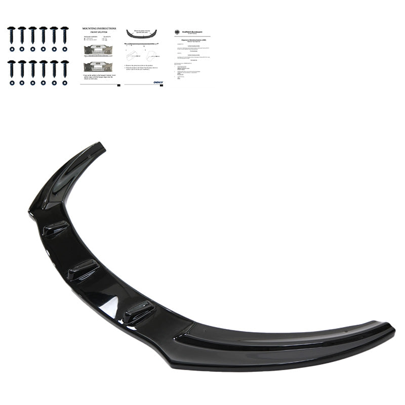OneWay, Frontspoiler, glänzend schwarz, Passend für Opel Astra J OPC/VXR 2009-2015, OEM-Qualität