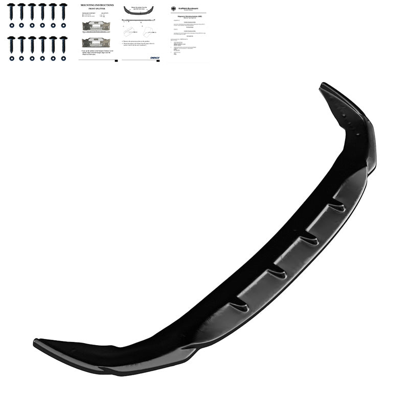 OneWay, Frontspoiler, glänzend schwarz, Passend für BMW 2-Series F44 Gran Coupe M-Pack/M235i (2019-), 'Sportliche Eleganz'