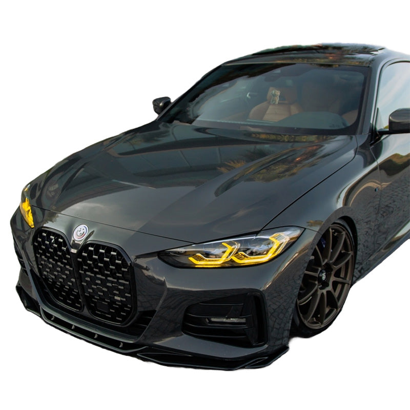 OneWay, Frontspoiler, glänzend schwarz, Passend für BMW 4-Series G22/G23 Coupe/Convertible M-Pack 2020-2024 & Facelift 2024