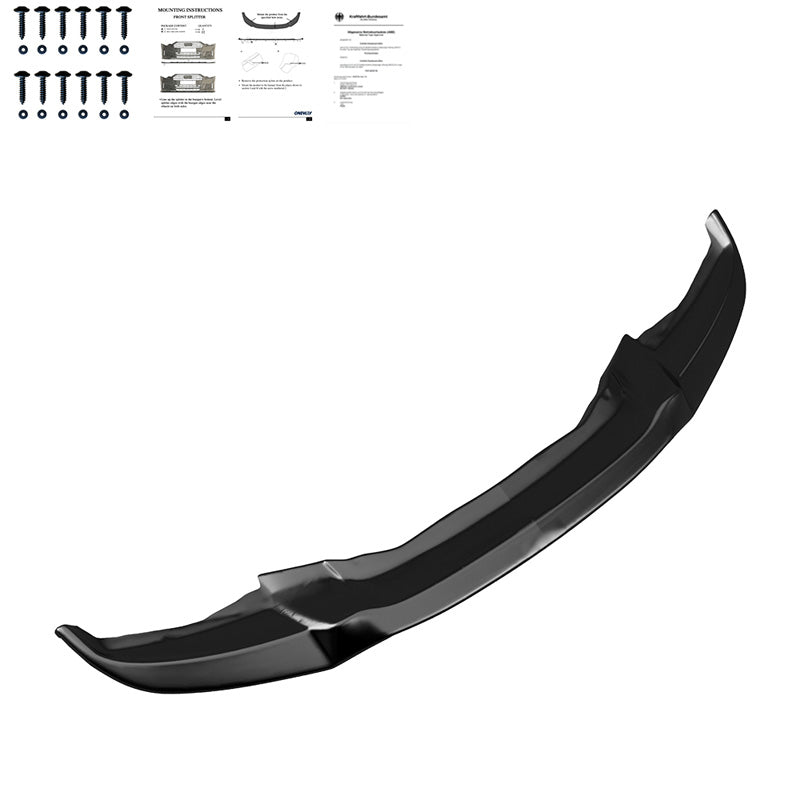 OneWay, Frontspoiler, glänzend schwarz, Passend für BMW X6 F16 M-Pack (2014-2019)