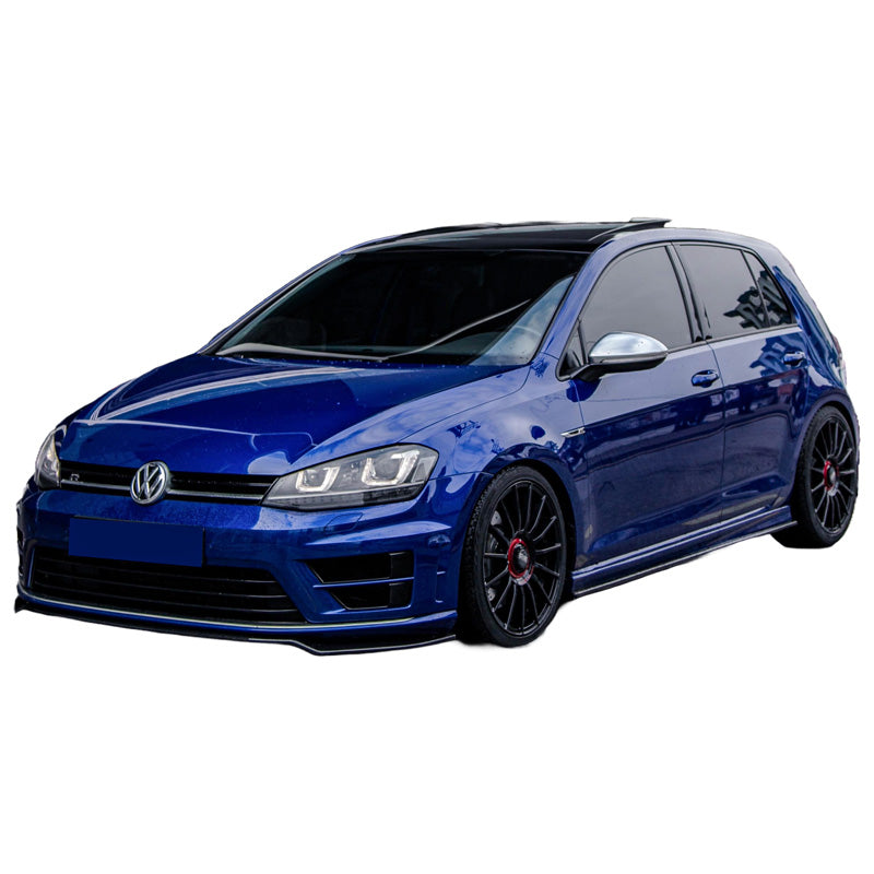 OneWay, Frontspoiler, glänzend schwarz, Passend für Volkswagen Golf VII HB/Variant R/R Line (2013-2016)