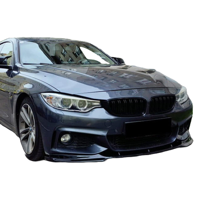OneWay, Frontspoiler, glänzend schwarz, passt für BMW 4-Series F32/F33/F36 M-Pack 2013-2019, ABE TÜV-geprüft