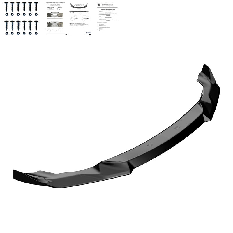 OneWay, Frontspoiler, ABS-Kunststoff, glänzend schwarz, Passend für BMW M2 Competition F87 (2018-2020)
