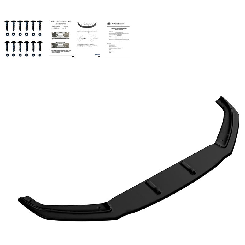 OneWay, Frontspoiler, glänzend schwarz, Passend für Audi TT RS 8S (2016-2020)