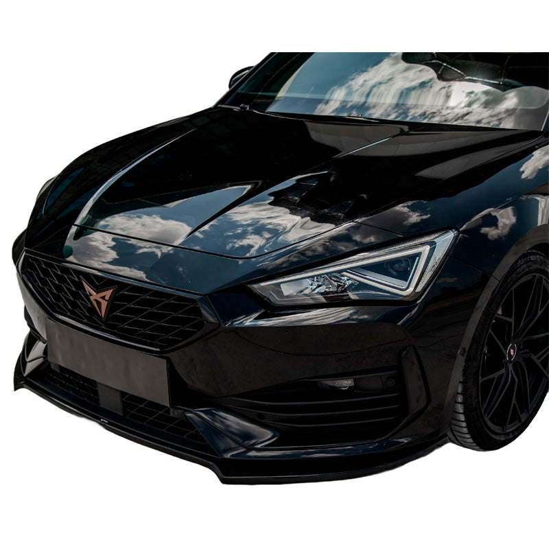 OneWay, Frontspoiler, glänzend schwarz, Passend für Cupra Leon HB/ST 2020-2024, Version 3
