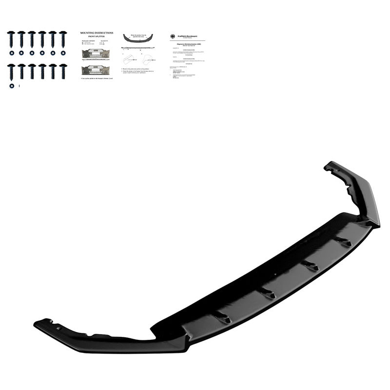 OneWay, Frontspoiler, glänzend schwarz, Passend für Skoda Octavia IV RS HB/Kombi 2020-, OEM-Qualität