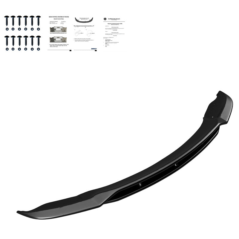 OneWay, Frontspoiler, glänzend schwarz, Passend für BMW X5 E70 M-Pack Facelift (2010-2013)