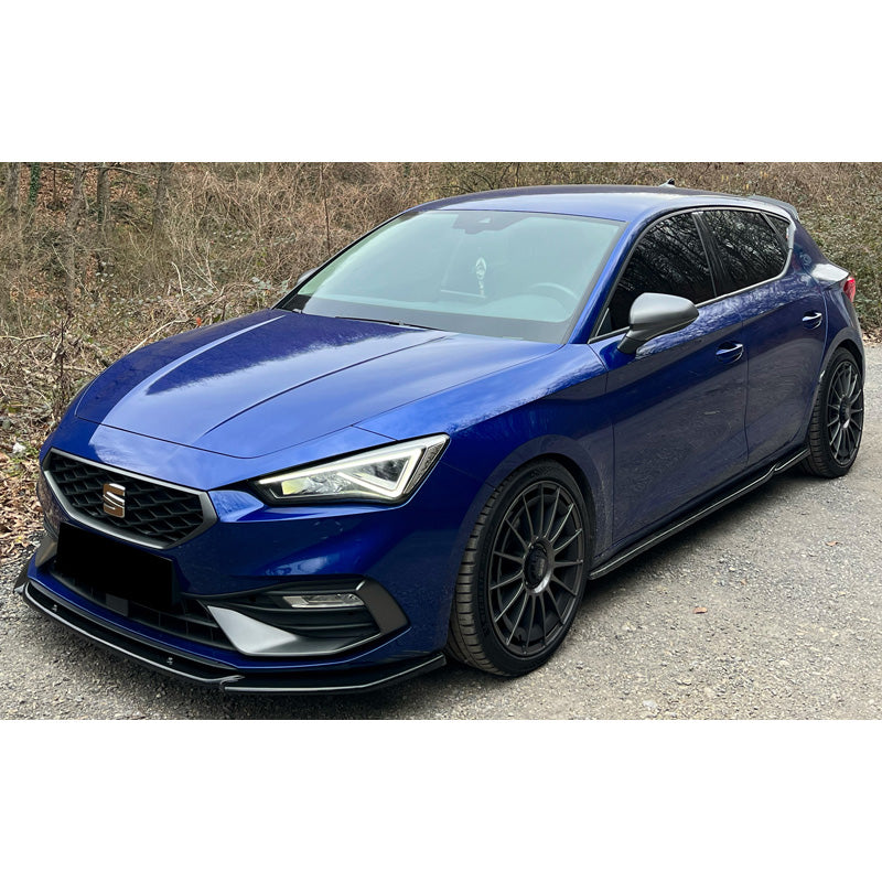 OneWay, Frontspoiler, glänzend schwarz, Passend für Seat Leon IV HB/ST FR 2020-, 'Aerodynamisch'