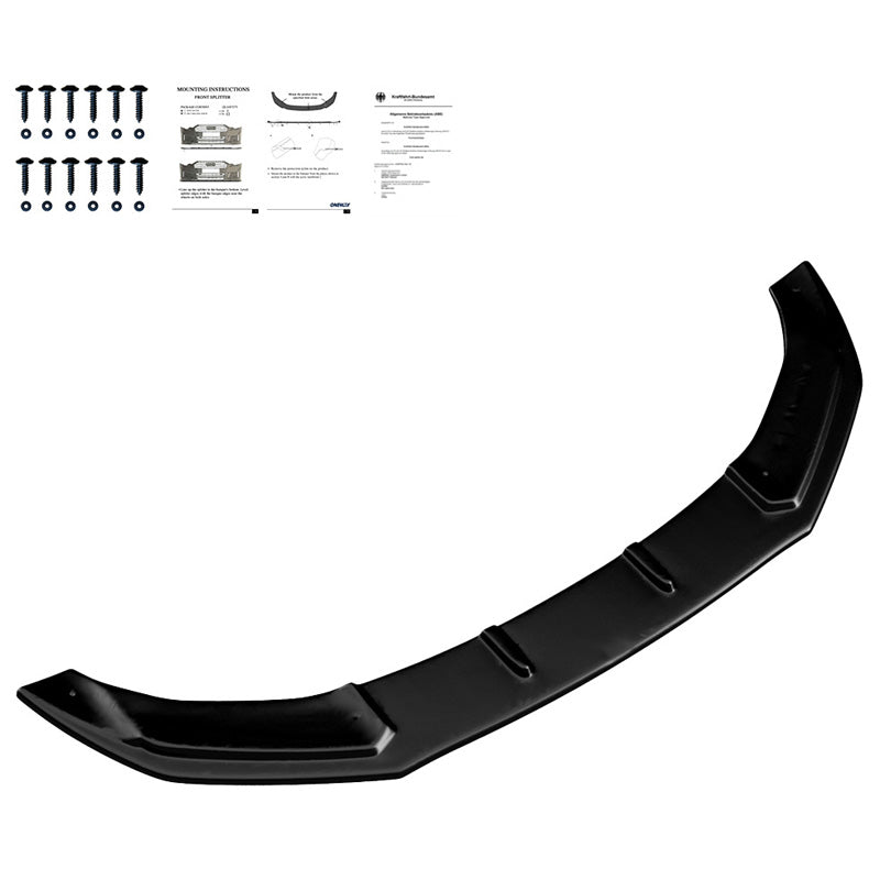 OneWay, Frontspoiler, glänzend schwarz, Passend für Audi TT RS 8J (2009-2013), OEM-Qualität