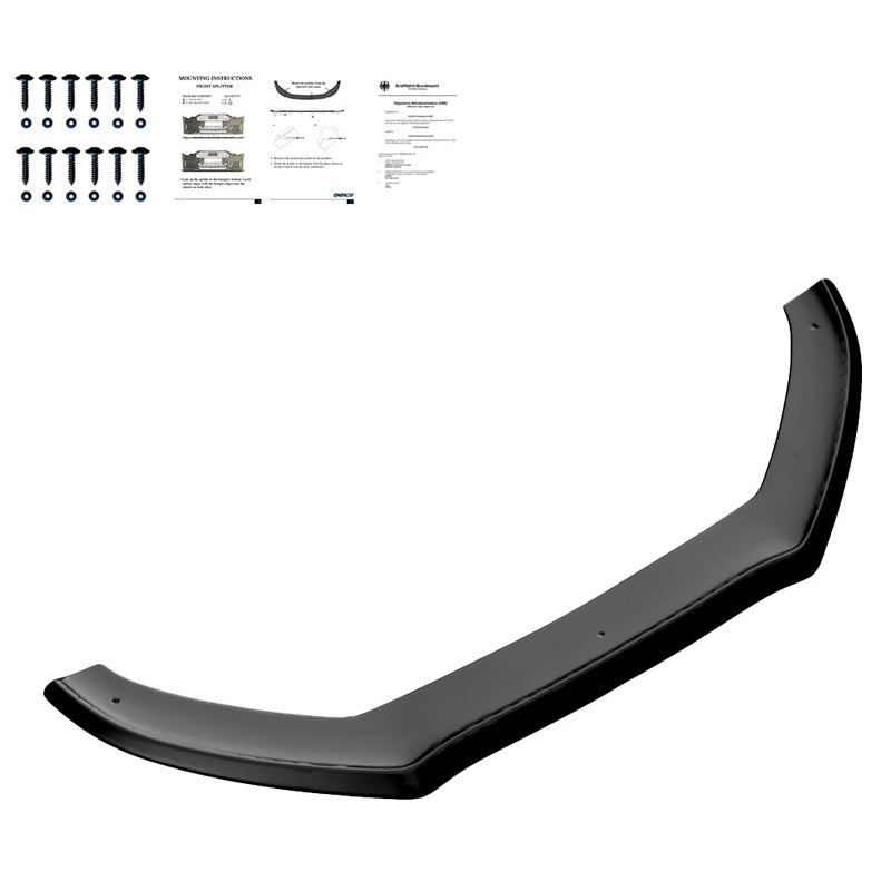 OneWay, Frontspoiler, glänzend Schwarz, Passend für Audi A5 S-line/S5 8T Facelift 2011-2016