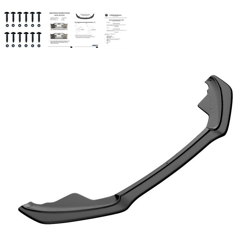 OneWay, Frontspoiler, glänzend Schwarz, Passend für Audi A5 S-line/S5 8T (2007-2011)