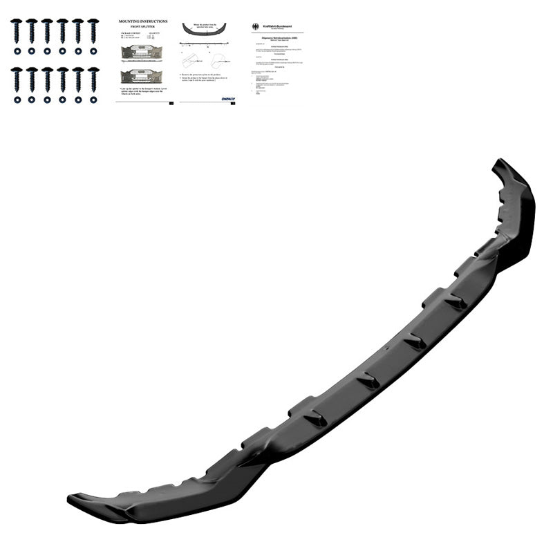 OneWay, Frontspoiler, glänzend Schwarz, Passend für BMW X7 M G07 M-Pack (2018-2022)
