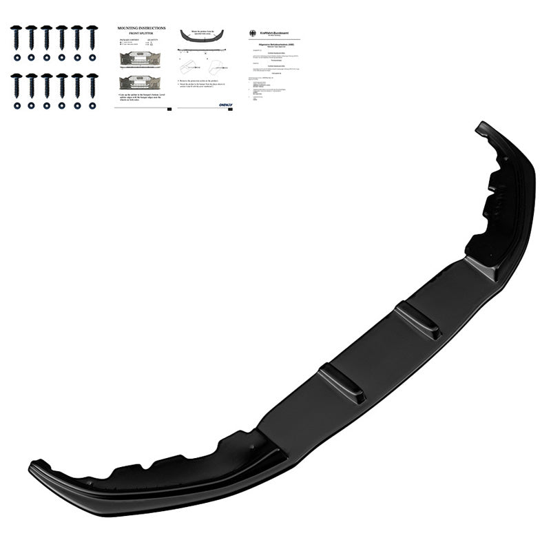 OneWay, Frontspoiler, glänzend Schwarz, Passend für BMW 7-Serie G11 M-Pack (2015-2018)